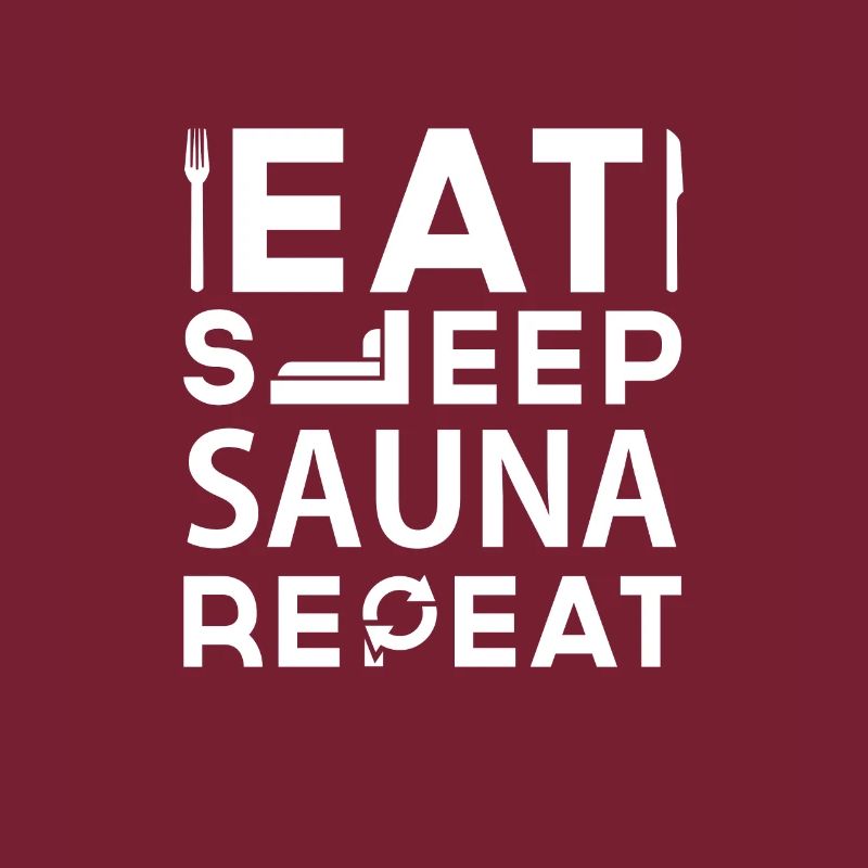 manger dormir répéter le sauna