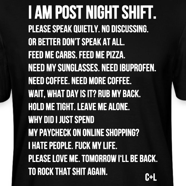 Night Shift Poem