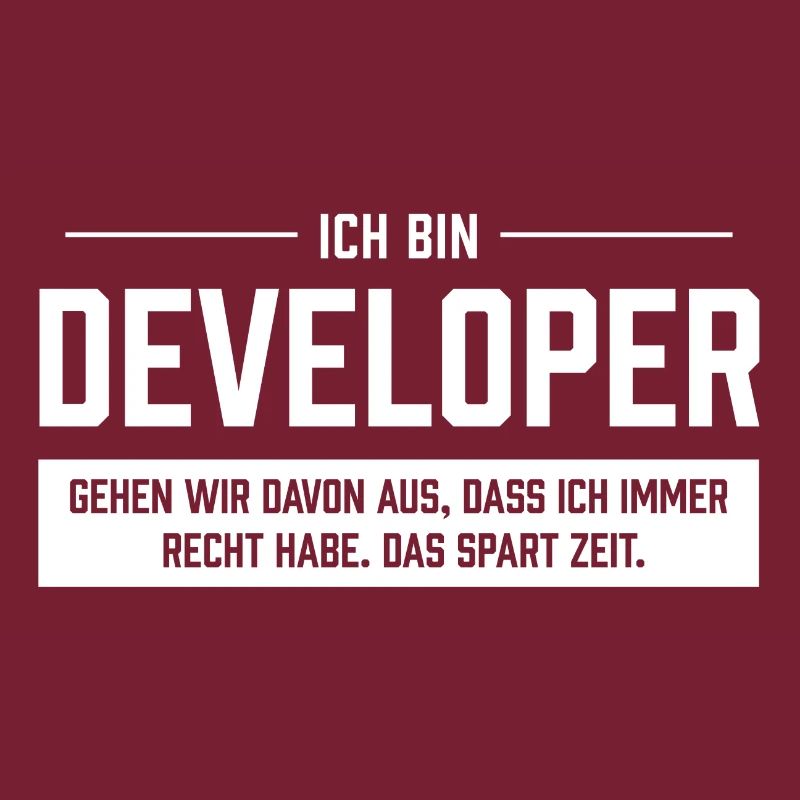 Ich bin Developer