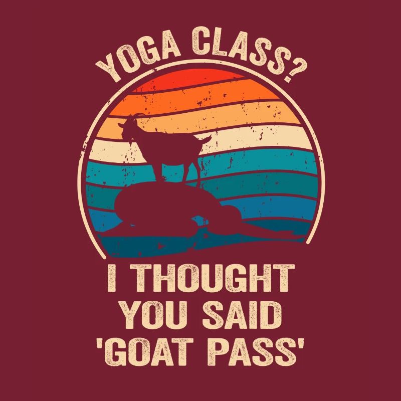 Yogastunde oder Ziegenpass