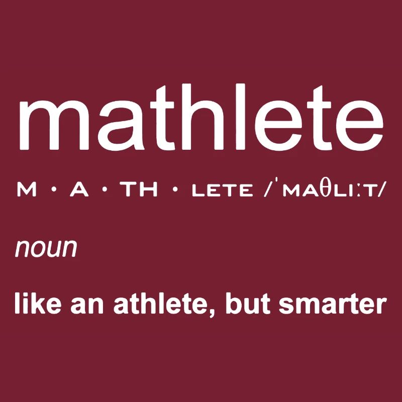 Mathlete Definition Funny Math Nerd