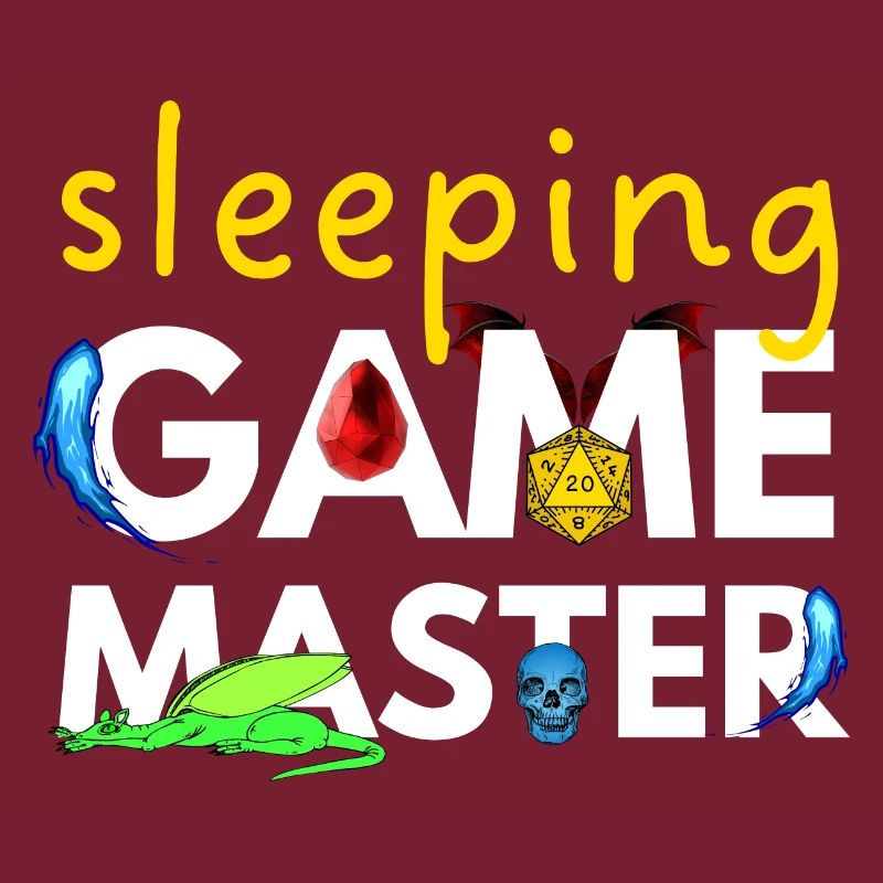 SLEEPING GAME MASTER DRAGONS ADVENTURES RPG