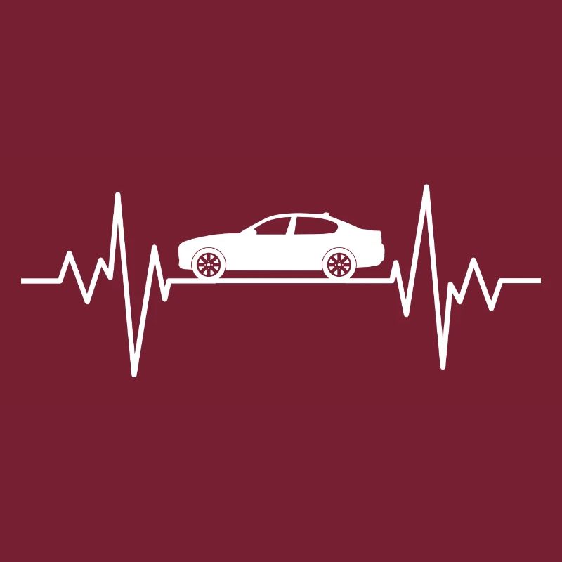 Auto Herzfrequenz. Auto Geschenk