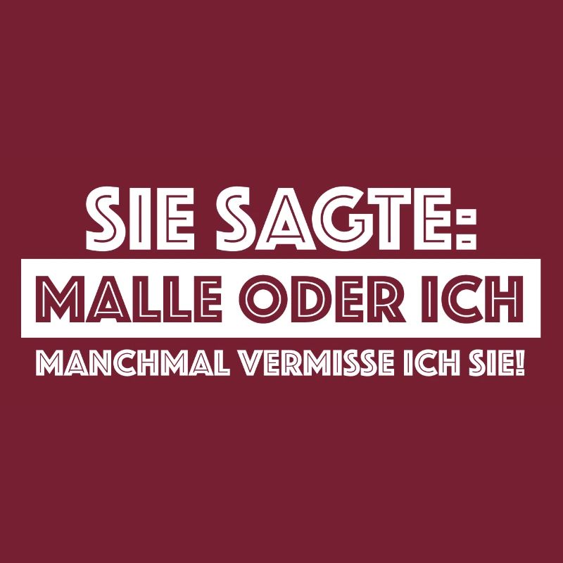 Sie sagte Malle oder ich | Bier, Party
