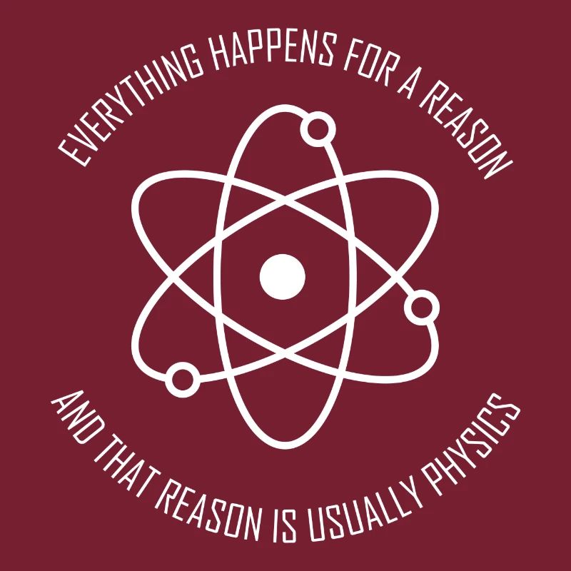 Physik Physiker Atom Student Spruch Geschenk
