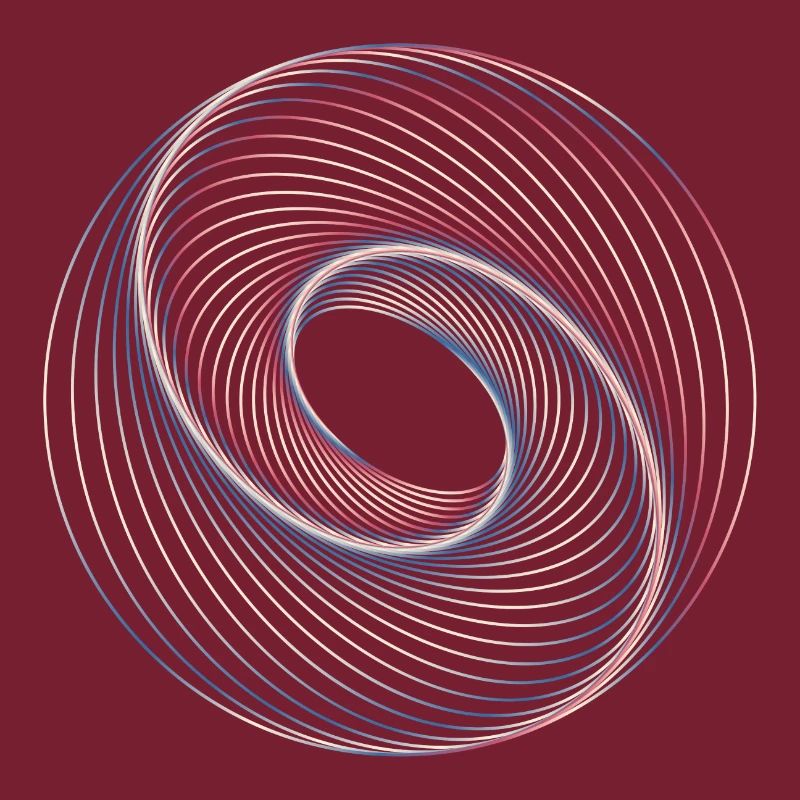 Spirale de géométrie sacrée