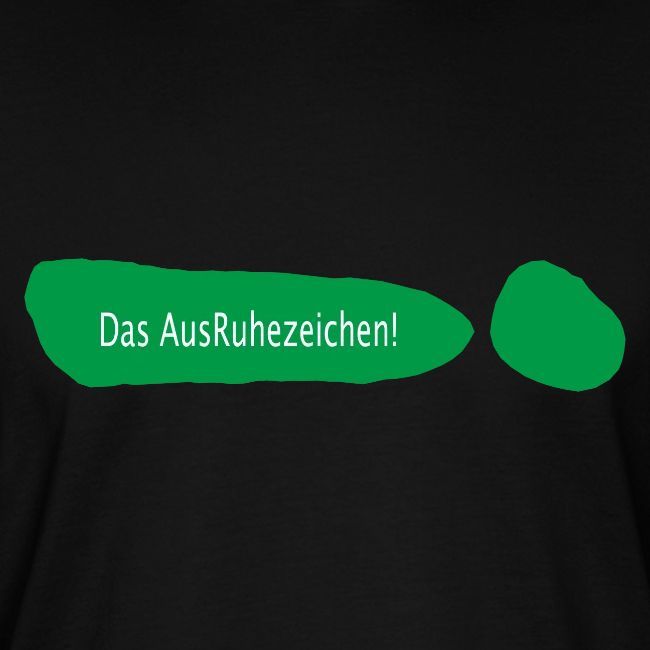 Ausruhezeichen neu grün