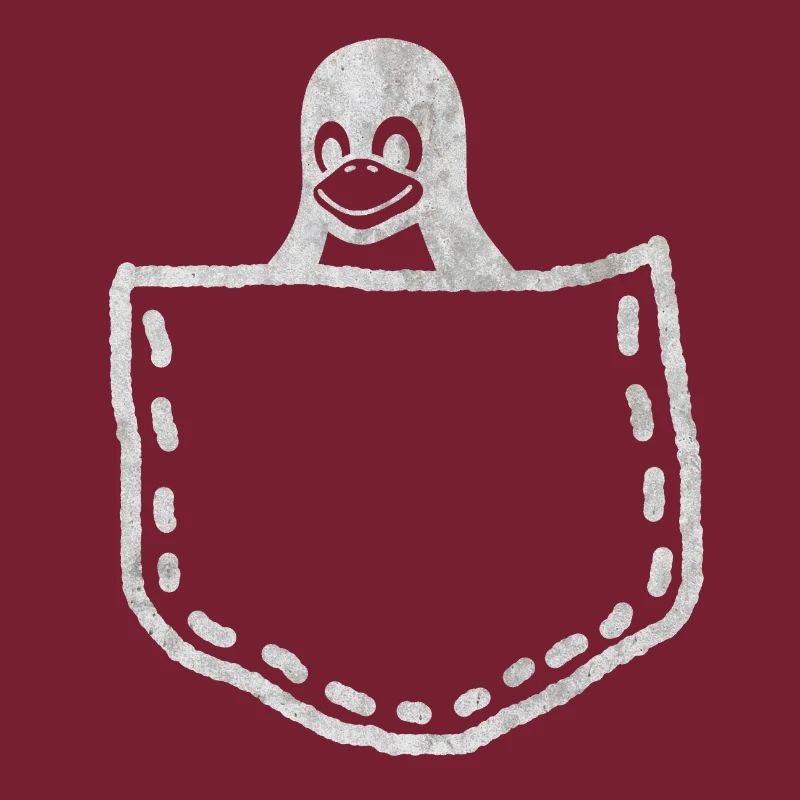 LINUX TUX PROGRAMMEUR CADEAU PINGOUIN VINTAGE