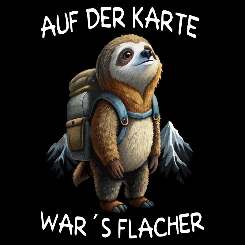 Faultier Wandern Bergsteigen Klettern