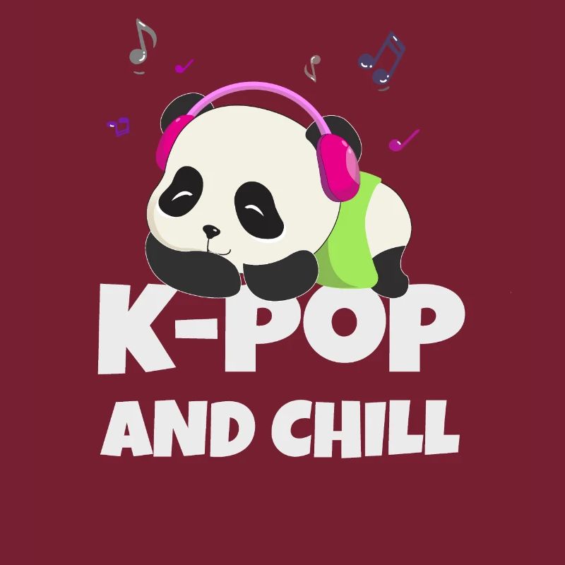 K-POP und chillen. Schwarz # 2