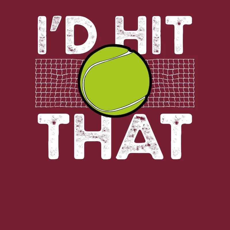 J’avais frappé la balle de tennis