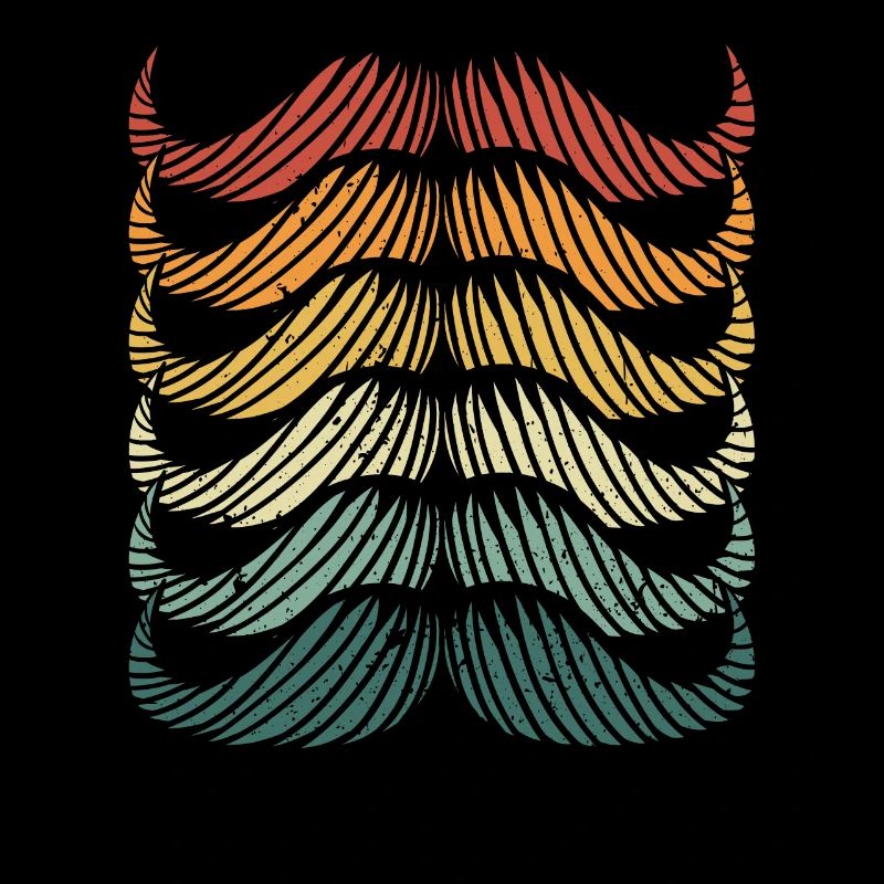 Great beards colorful