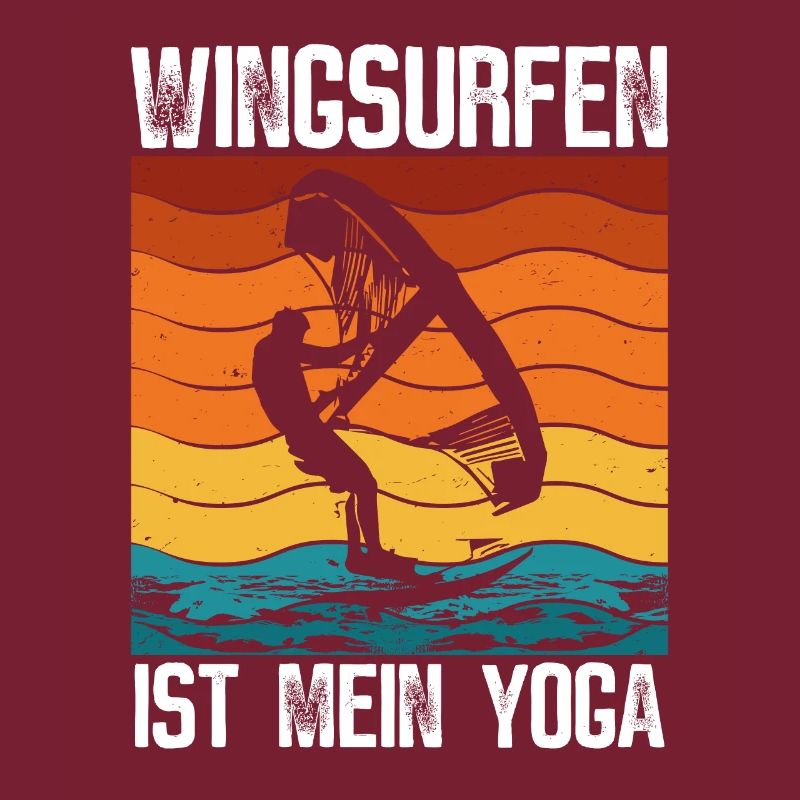 Wingsurfing Mann
