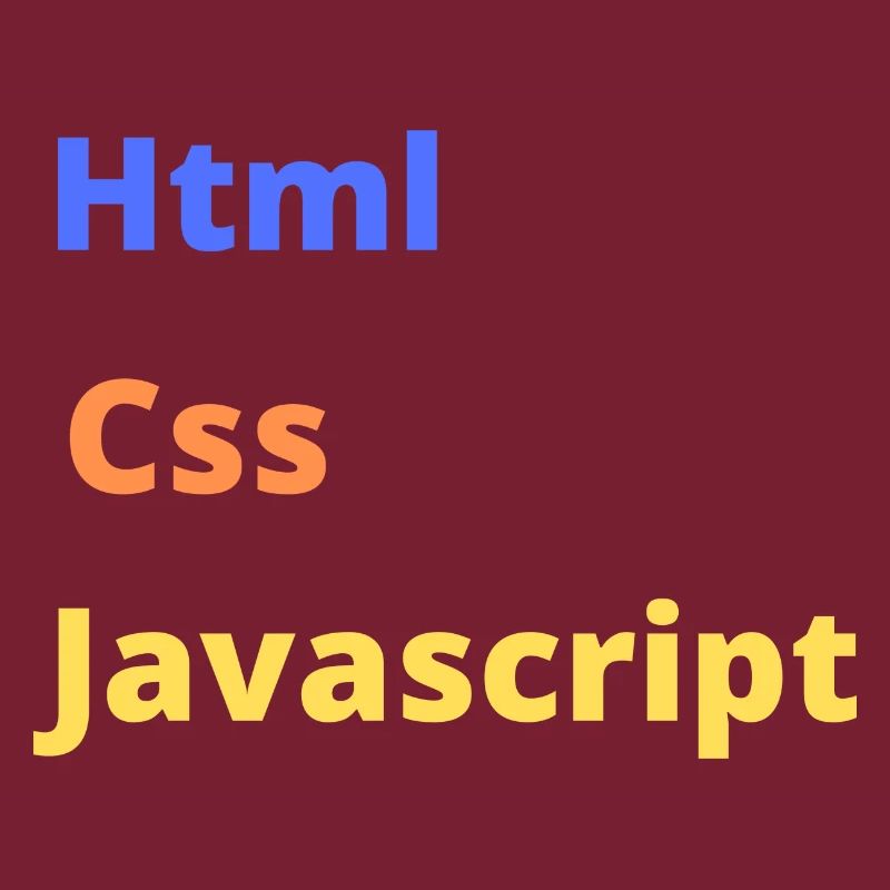 Html css javascript