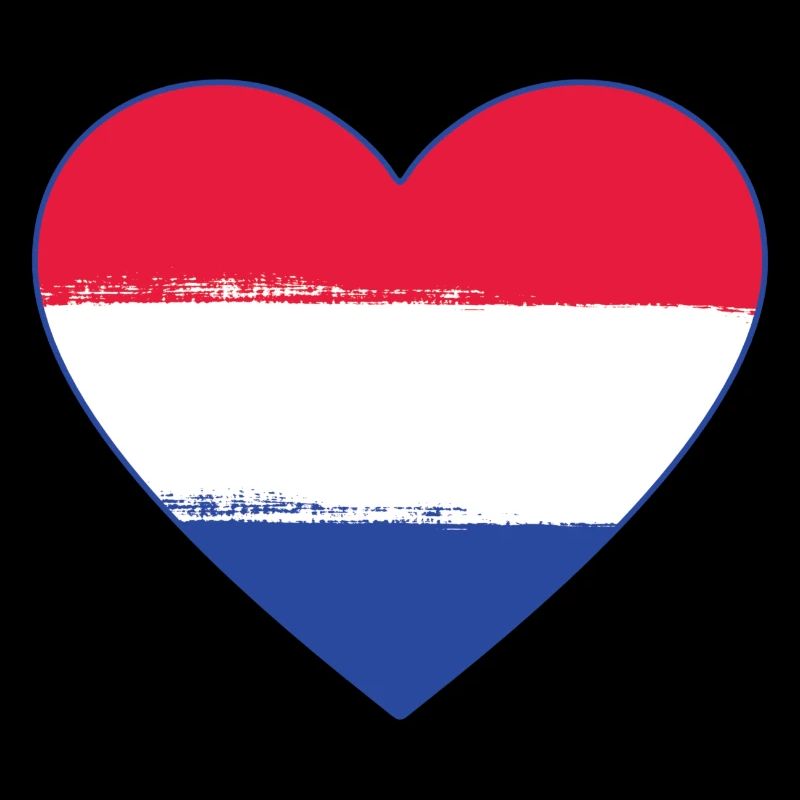 Holland Flag Heart utilisé