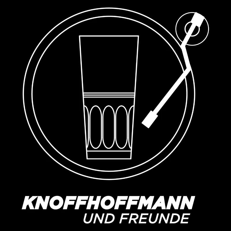 Knoffhoffmann - Logo plus Schriftzug - weiß