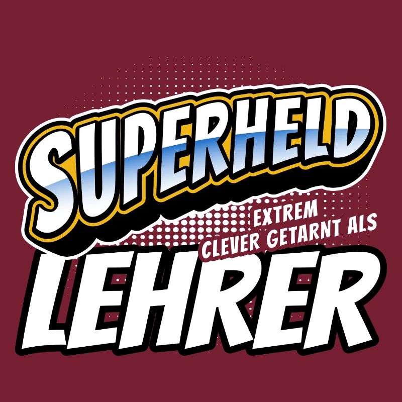 Superheld, clever getarnt als Lehrer