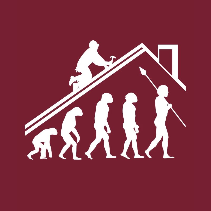 Dachdecker Evolution Geschenk