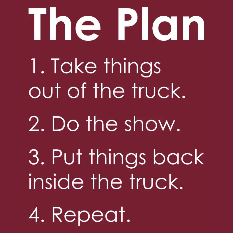 STAGEHAND CREW PLAN Lichttechniker Geschenk