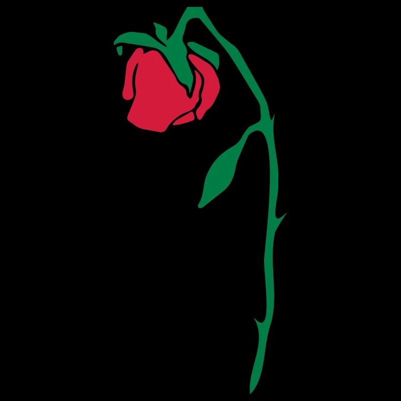 verwelkte Rose