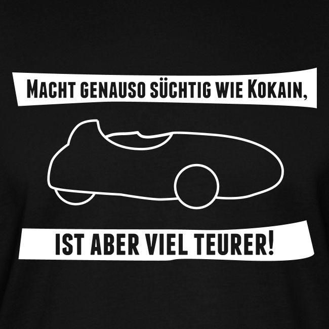 Velomobil Mango mit Spruch