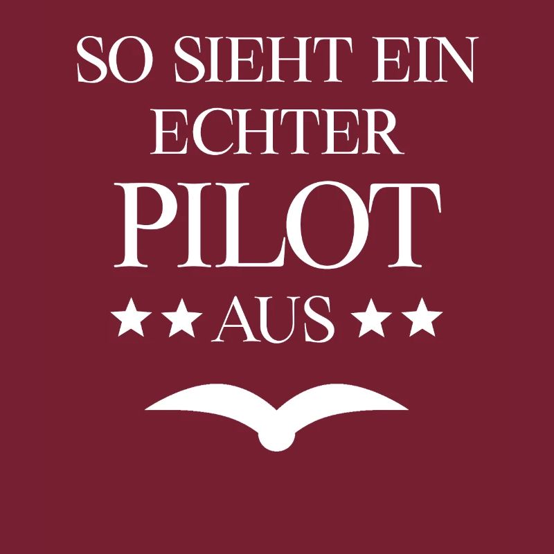So sieht ein echter Pilot aus Flugschein Geschenk