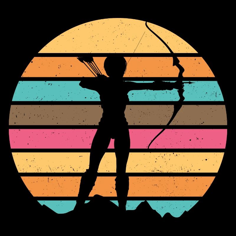 Cadeau de tir à l’arc Retro Archer