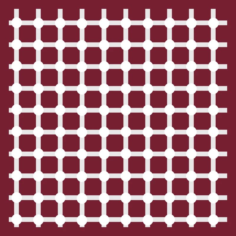 Hermann Grille Perception Illusion Optique Cadeau