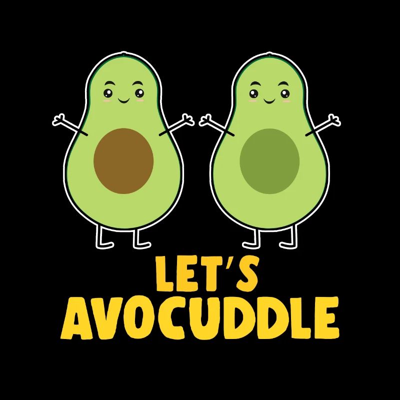 Let's avocuddle Knuddeln Avocados Liebe Geschenk