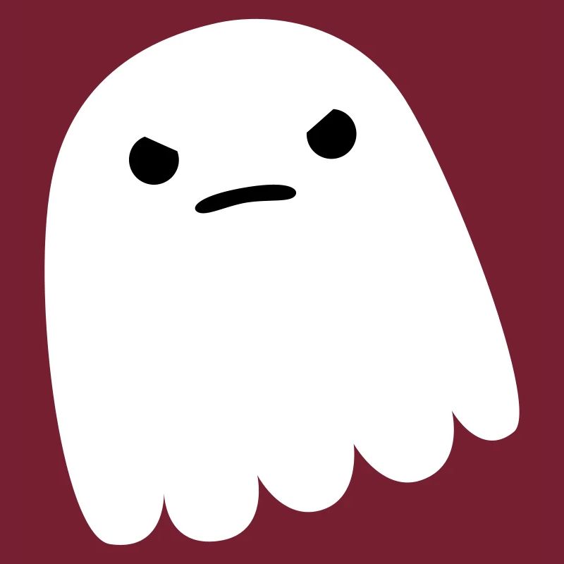 Very unhappy ghost (angry Ghost)