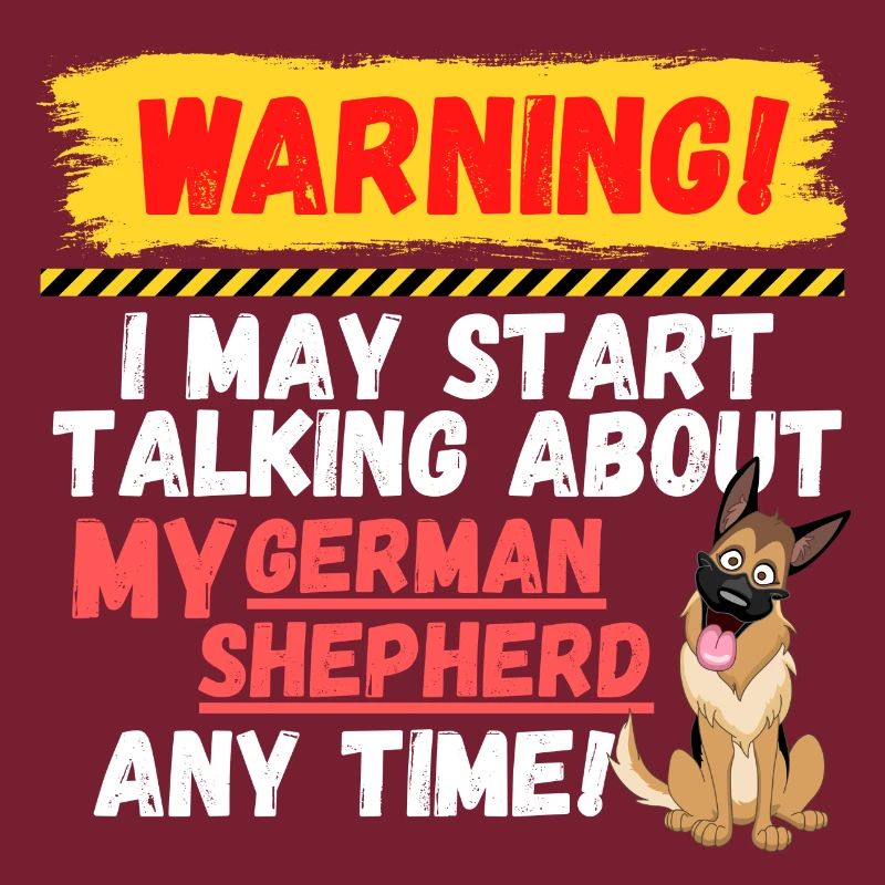 Warning German Shepherd