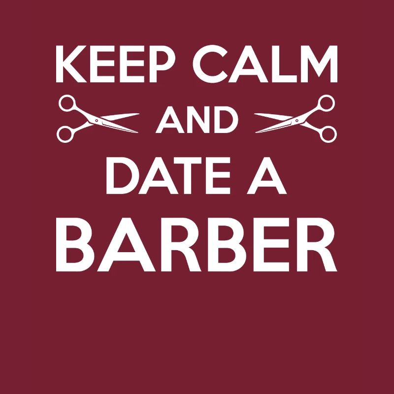 Keep Calm And Date A Barber Shirt Geschenk