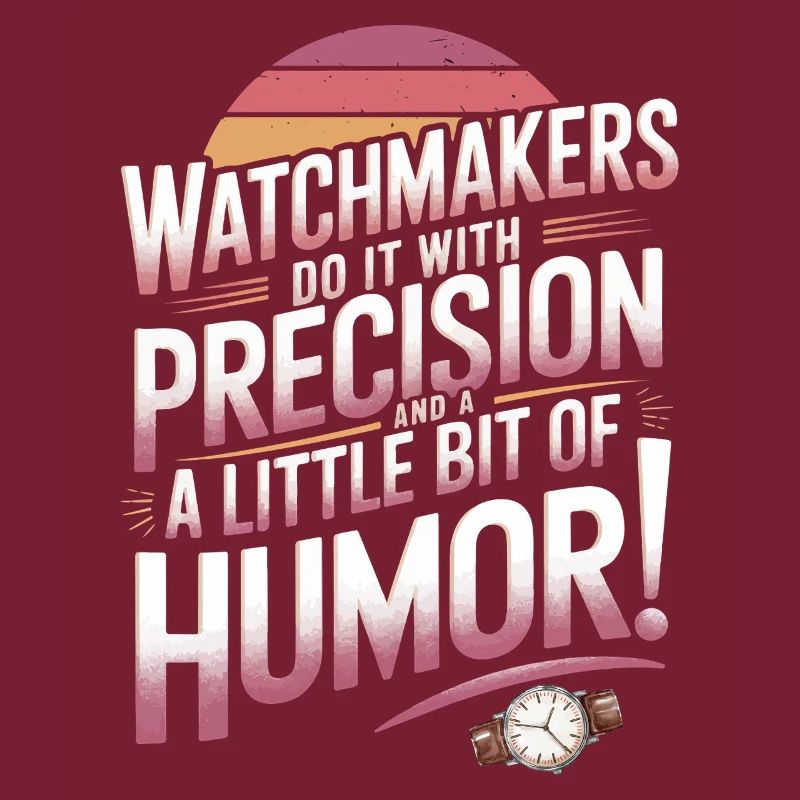 Watchmakers do it with precision and a little bit