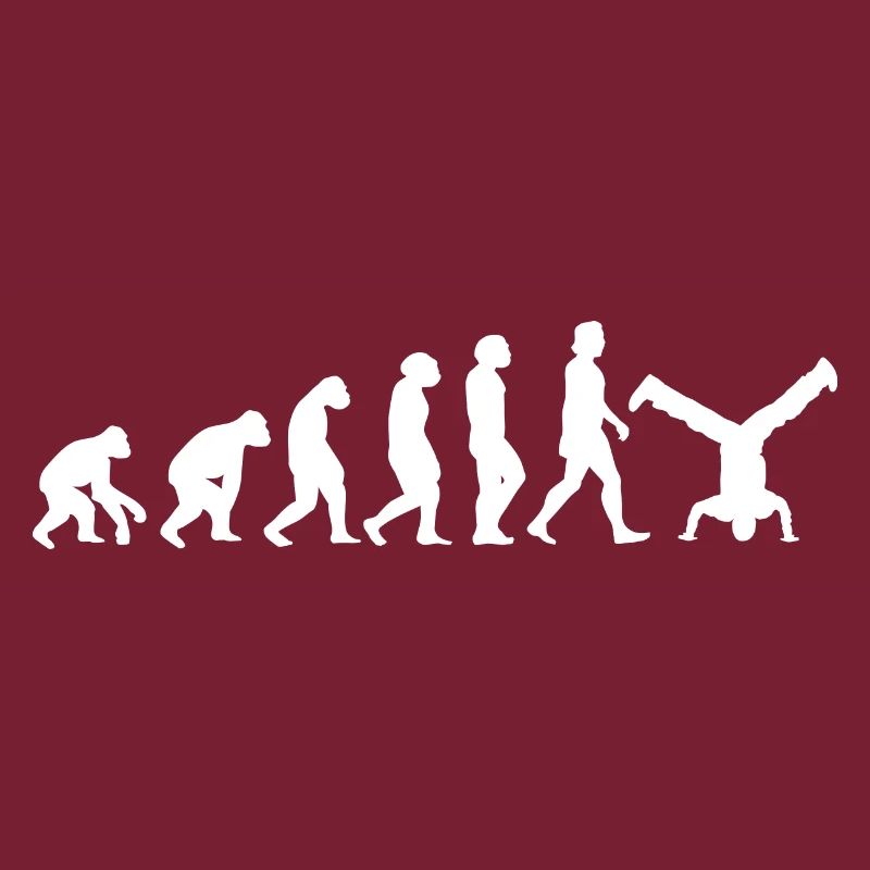 Breakdance Tanzen Evolution der Menschen Sport