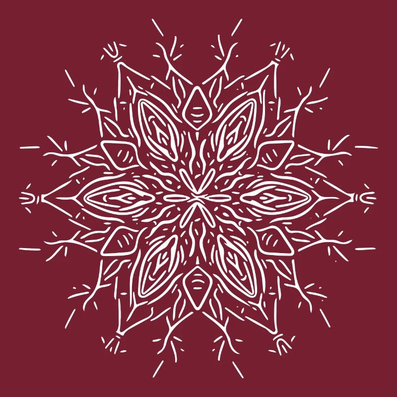Mandala Flower Lines Shape Pattern