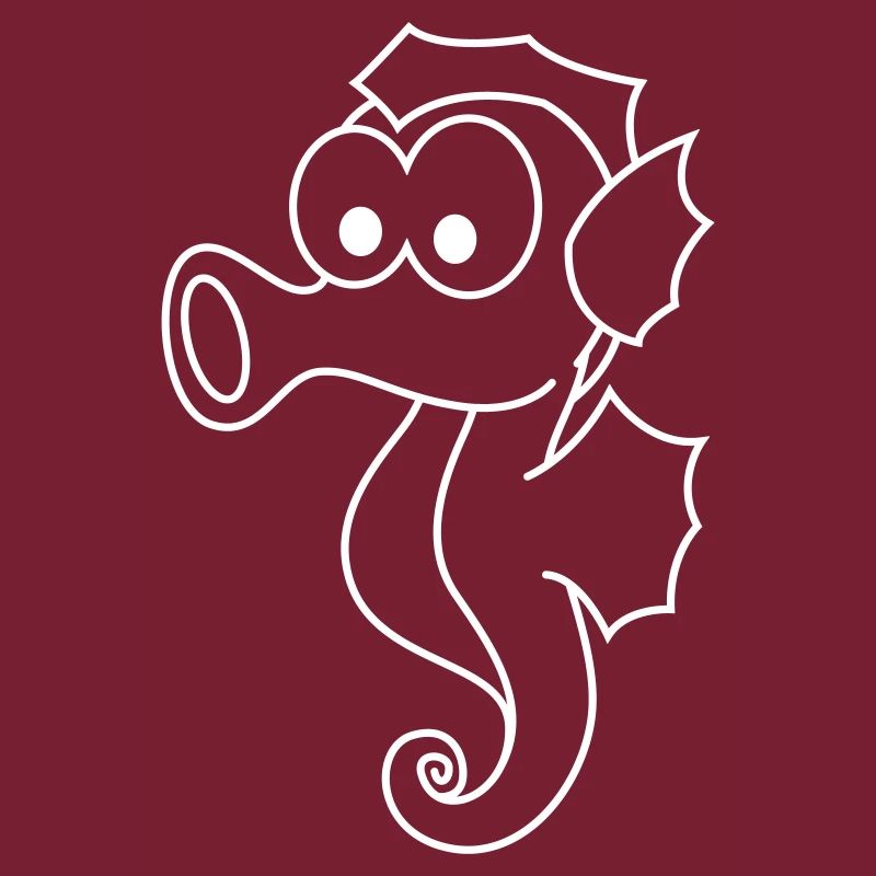 Seepferdchen Comic Tier