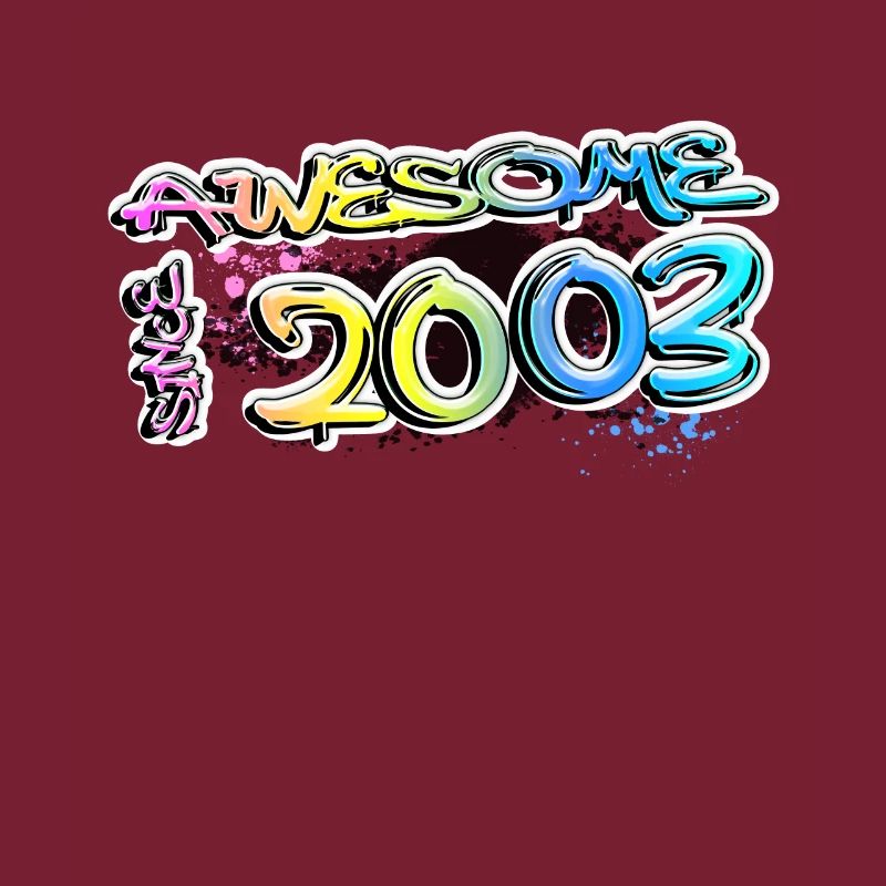Awesome since 2003 Graffiti Motiv