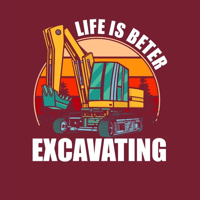 Construction machinery operator Excavator driver Excavator driver Construction workers