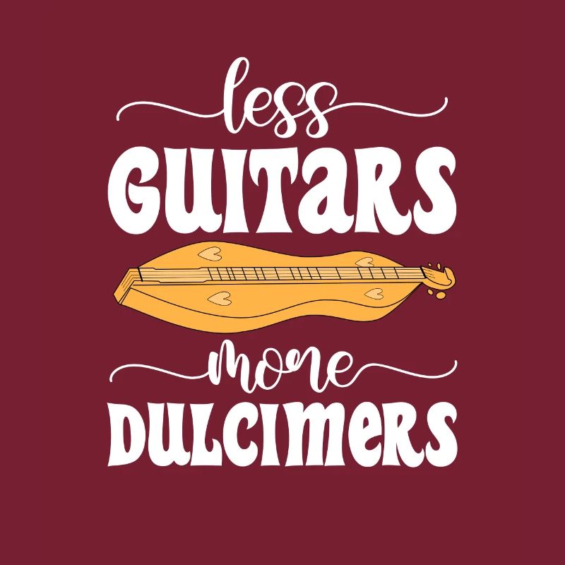 Moins de guitares Plus de Dulcimers Dulcimerist