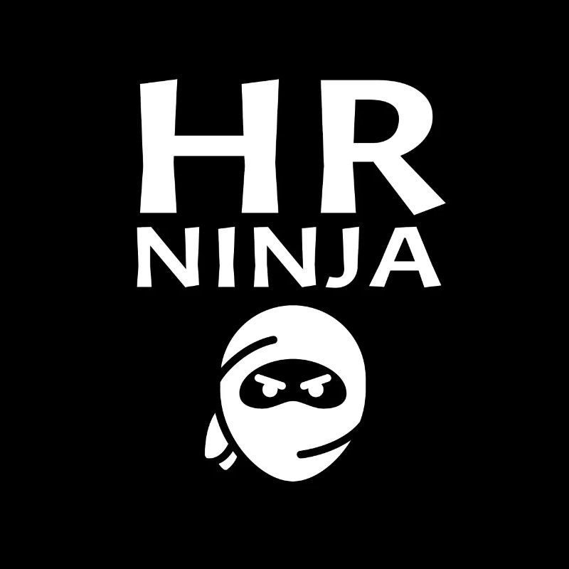 Personalabteilung Ninja Funny HR Manager-Mitarbeiter