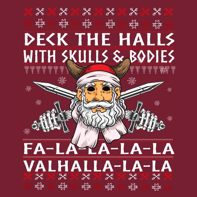 Fun Wikinger hässlicher Weihnachtspullover