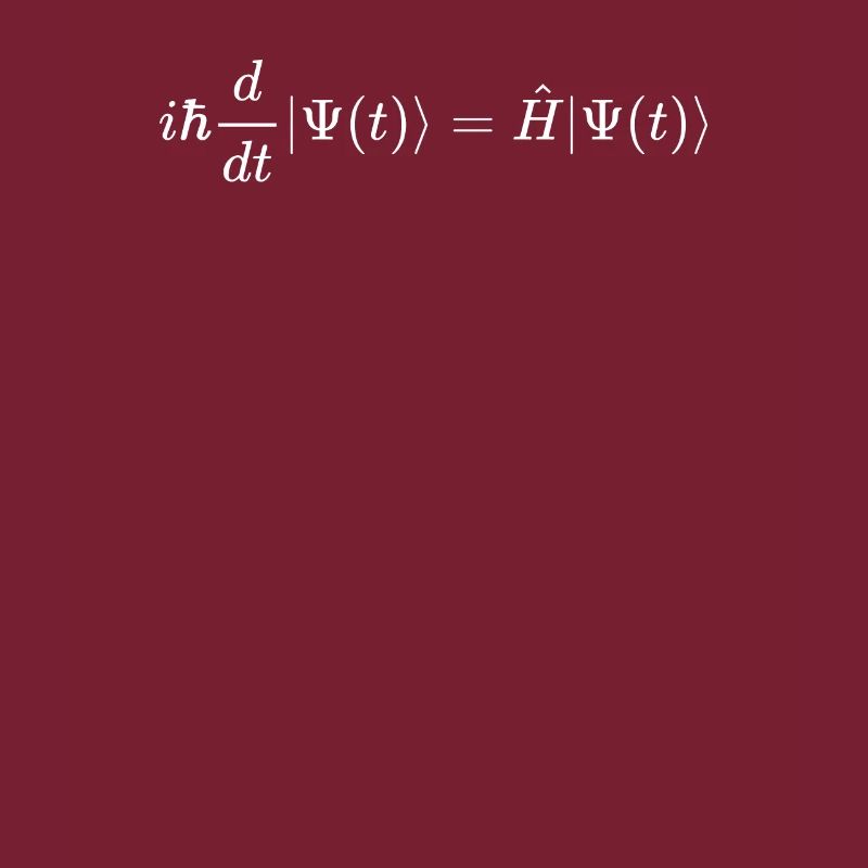 Schrodinger math and physics formula equation