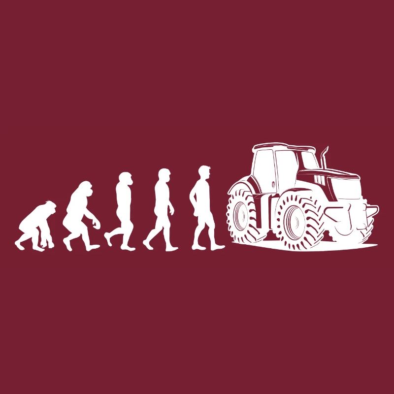 Landwirt Evolution weiß