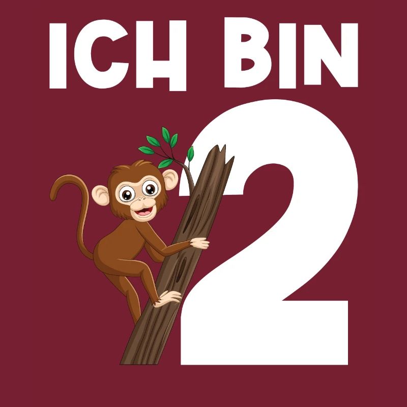 2.Geburtstag Affe Geburtstagsparty Geschenk