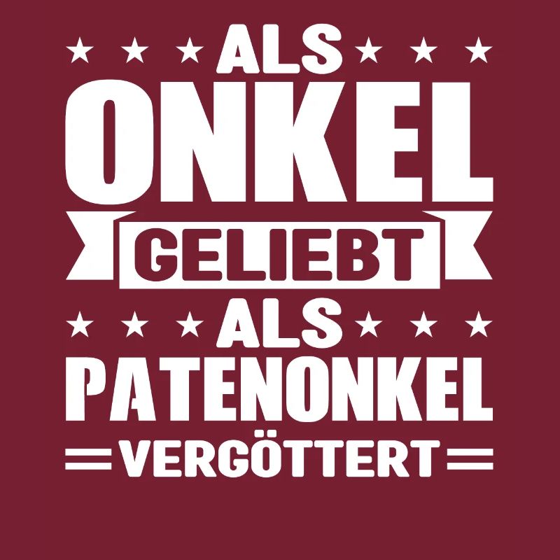 Onkel Patenonkel Taufpate Geschenk