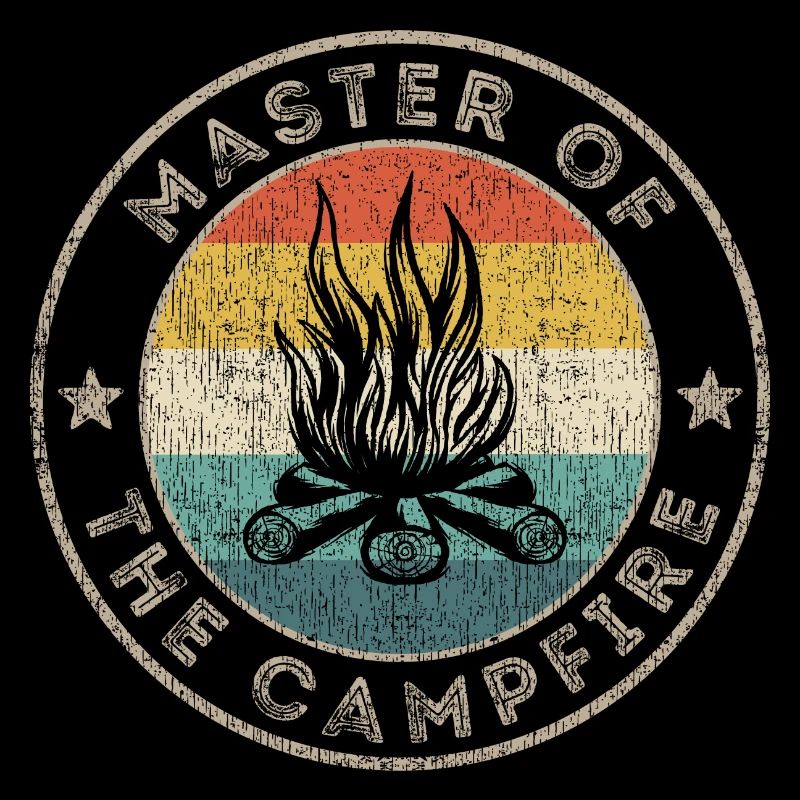 Camping saying boy scout campfire fire