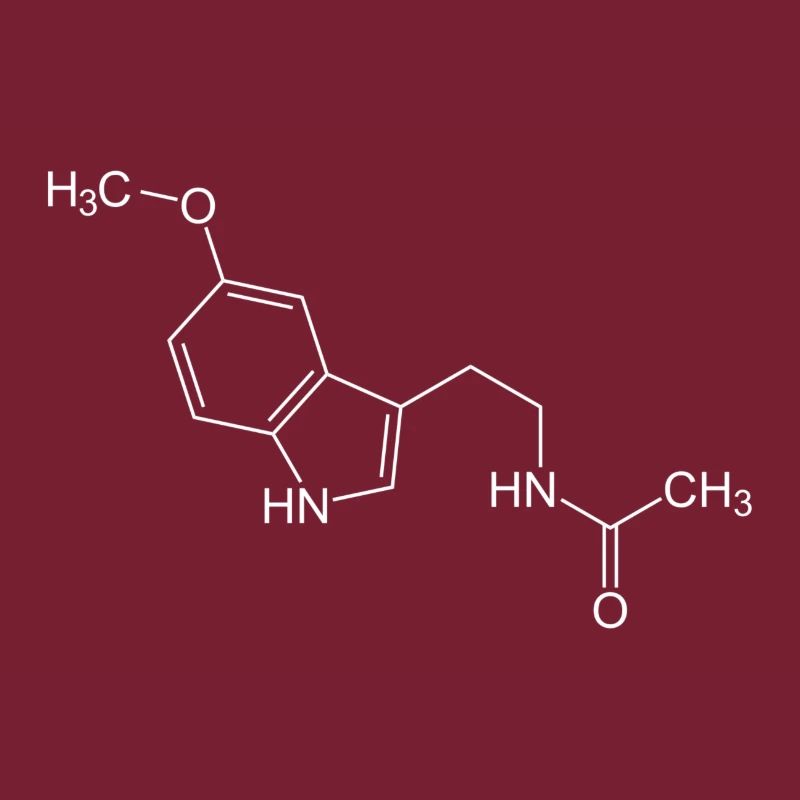 Melatonin structural formula