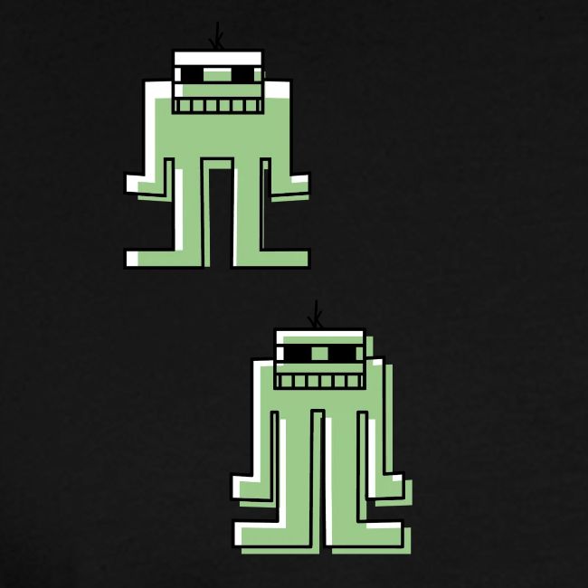 robots in green