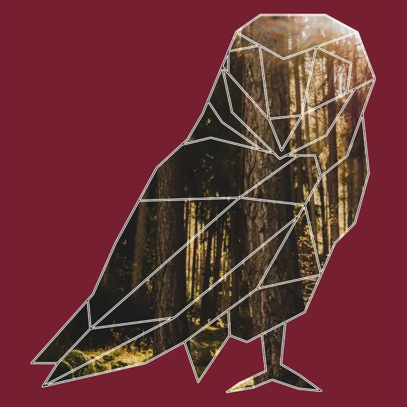 Die Eule im wald