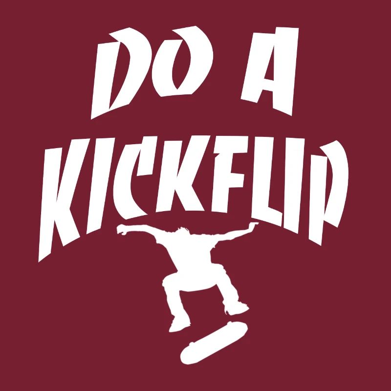 Machen Sie einen Kickflip